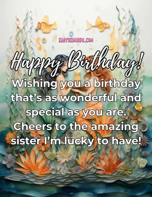 88+ Latest Birthday Wishes for Sister